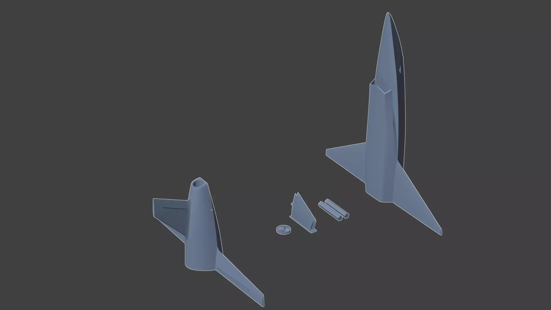 Anduril YFQ-44 3D print model_3