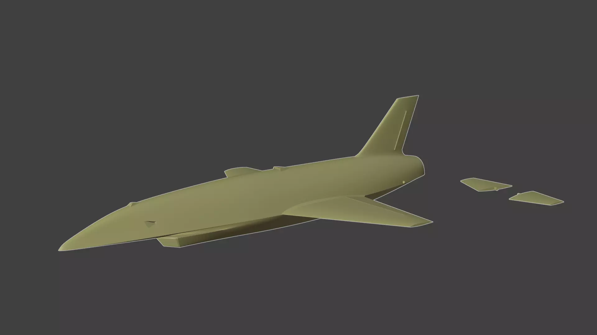 Anduril YFQ-44 3D print model_6