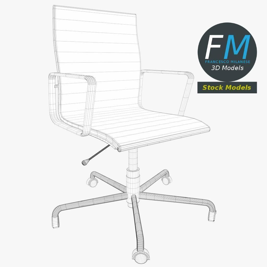 Office chair 5 3D model_7