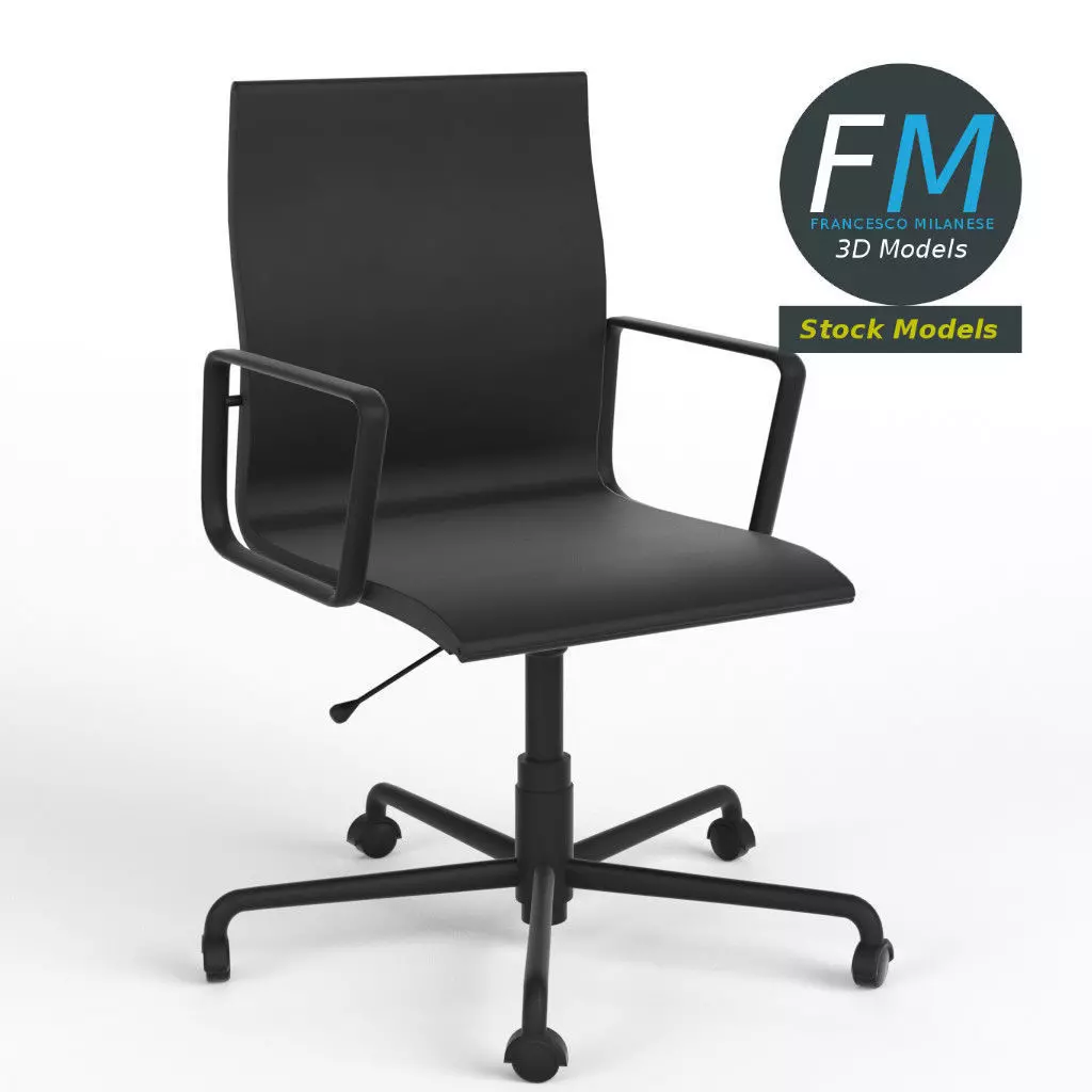 Office chair 5 3D model_0