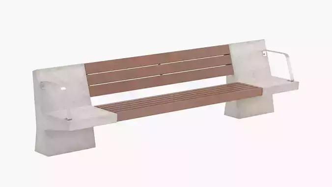 Street Bench  3D model