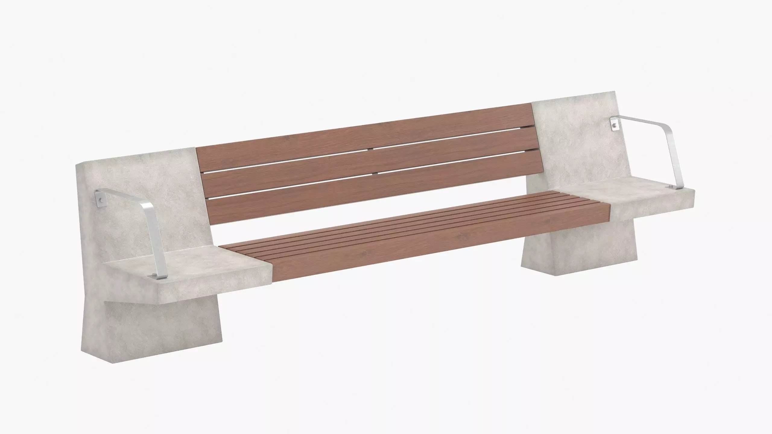 Street Bench  3D model_0