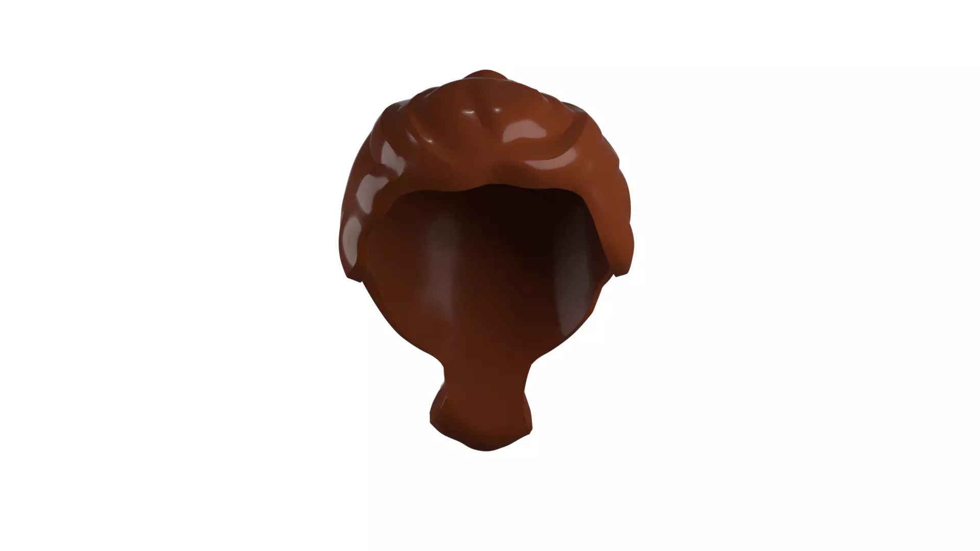 Custom3Dprint Minifigure Accessory - Minifigure Hair S2 - 049 3D print model_4