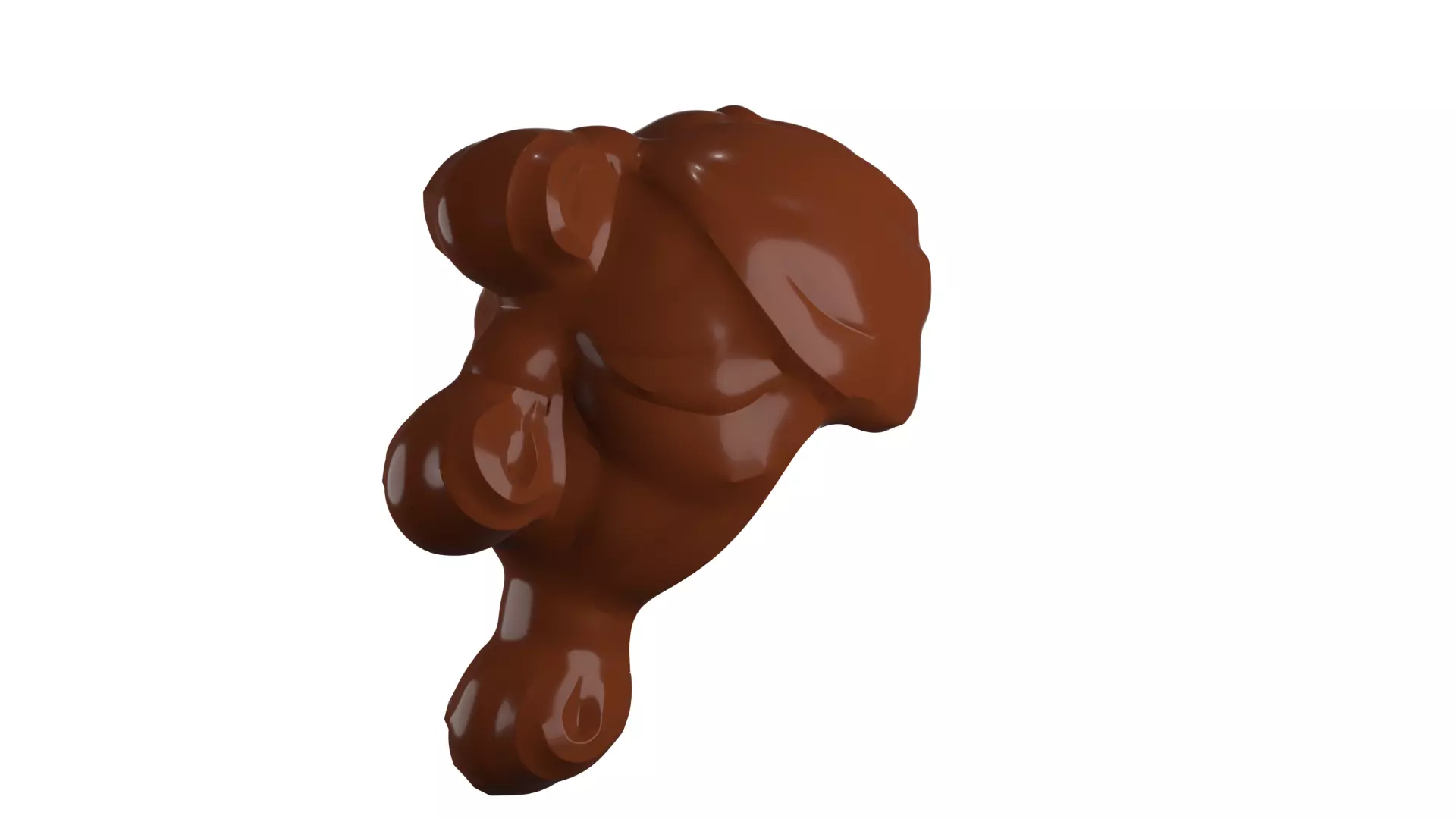 Custom3Dprint Minifigure Accessory - Minifigure Hair S2 - 049 3D print model_34