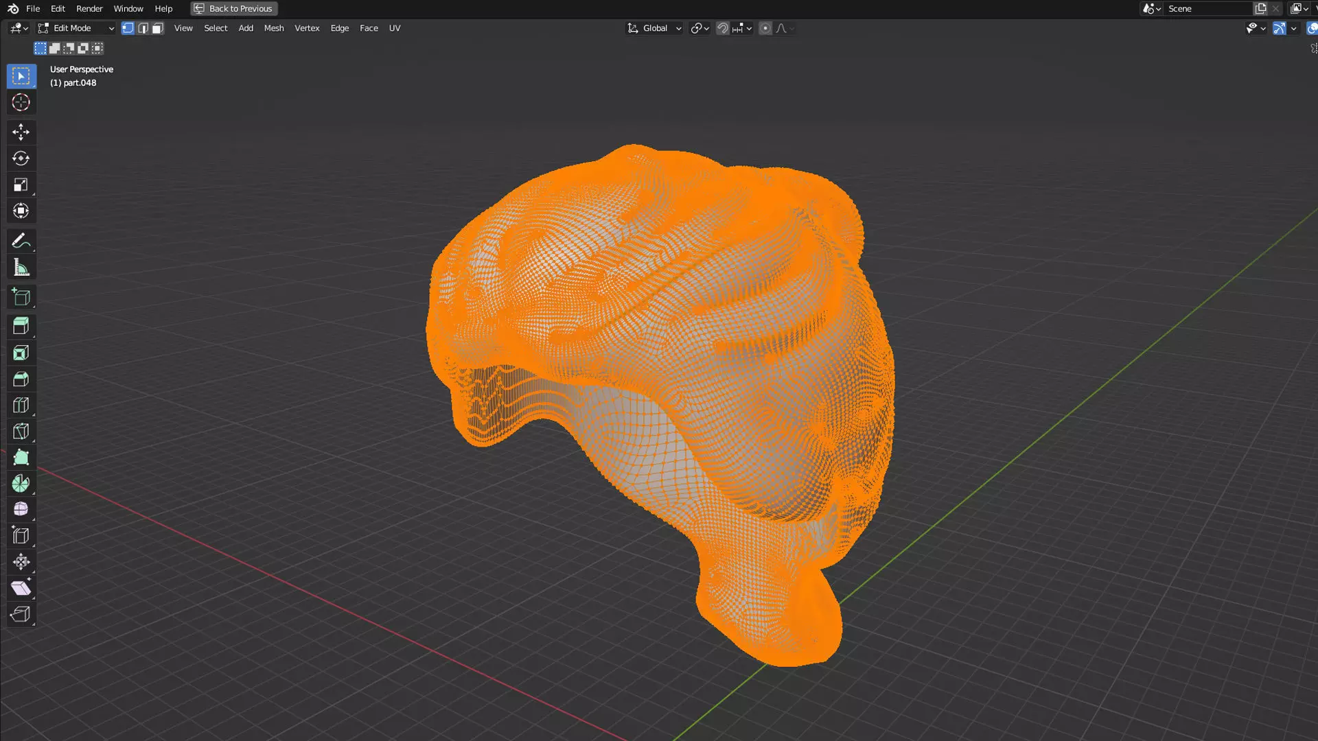 Custom3Dprint Minifigure Accessory - Minifigure Hair S2 - 049 3D print model_1