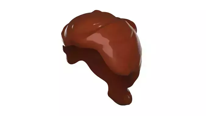 Custom3Dprint Minifigure Accessory - Minifigure Hair S2 - 049