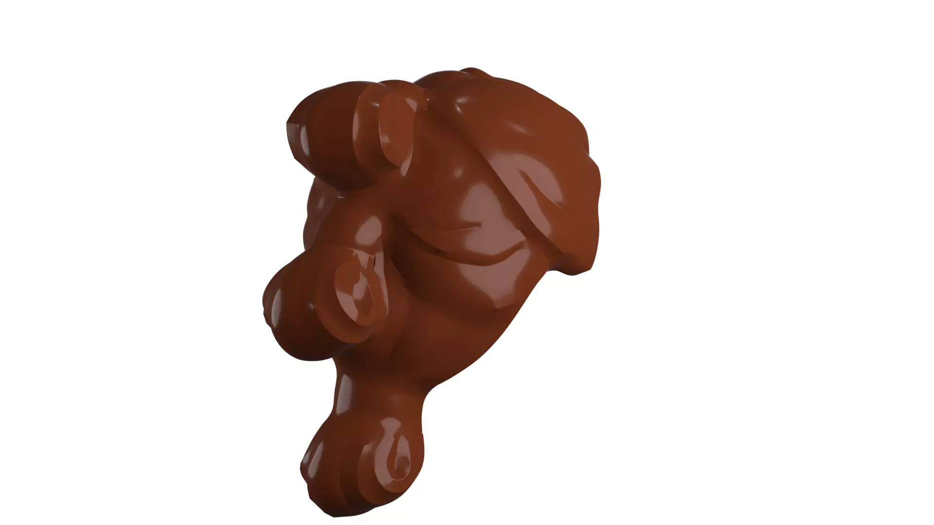 Custom3Dprint Minifigure Accessory - Minifigure Hair S2 - 049 3D print model_36