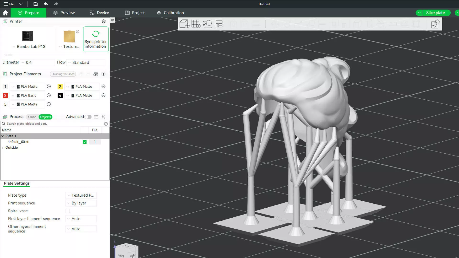 Custom3Dprint Minifigure Accessory - Minifigure Hair S2 - 049 3D print model_3