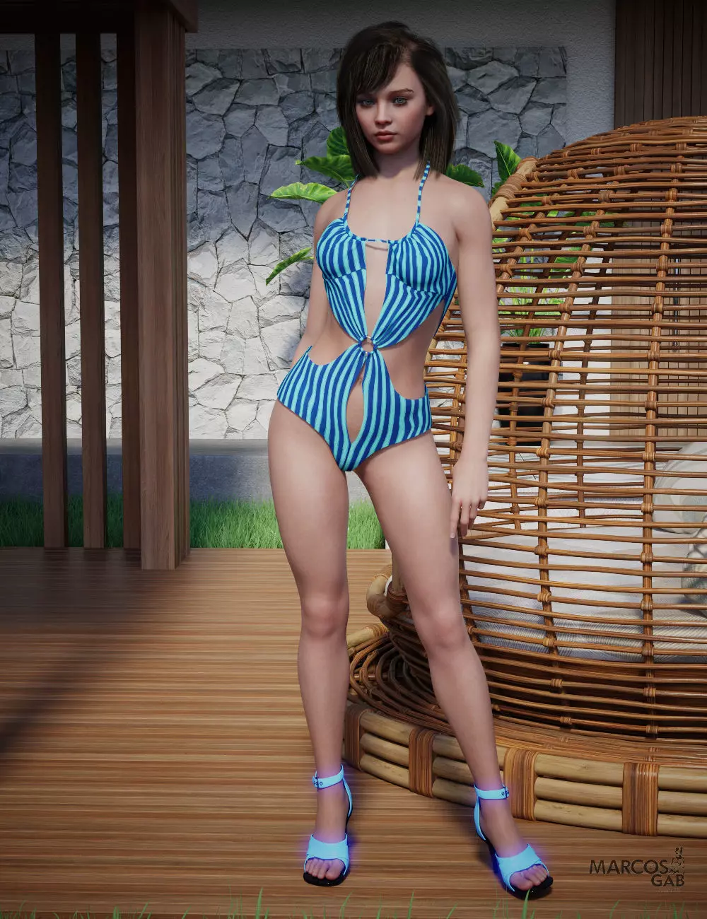 MGAB Liana for Genesis 8 Female 3D model_6