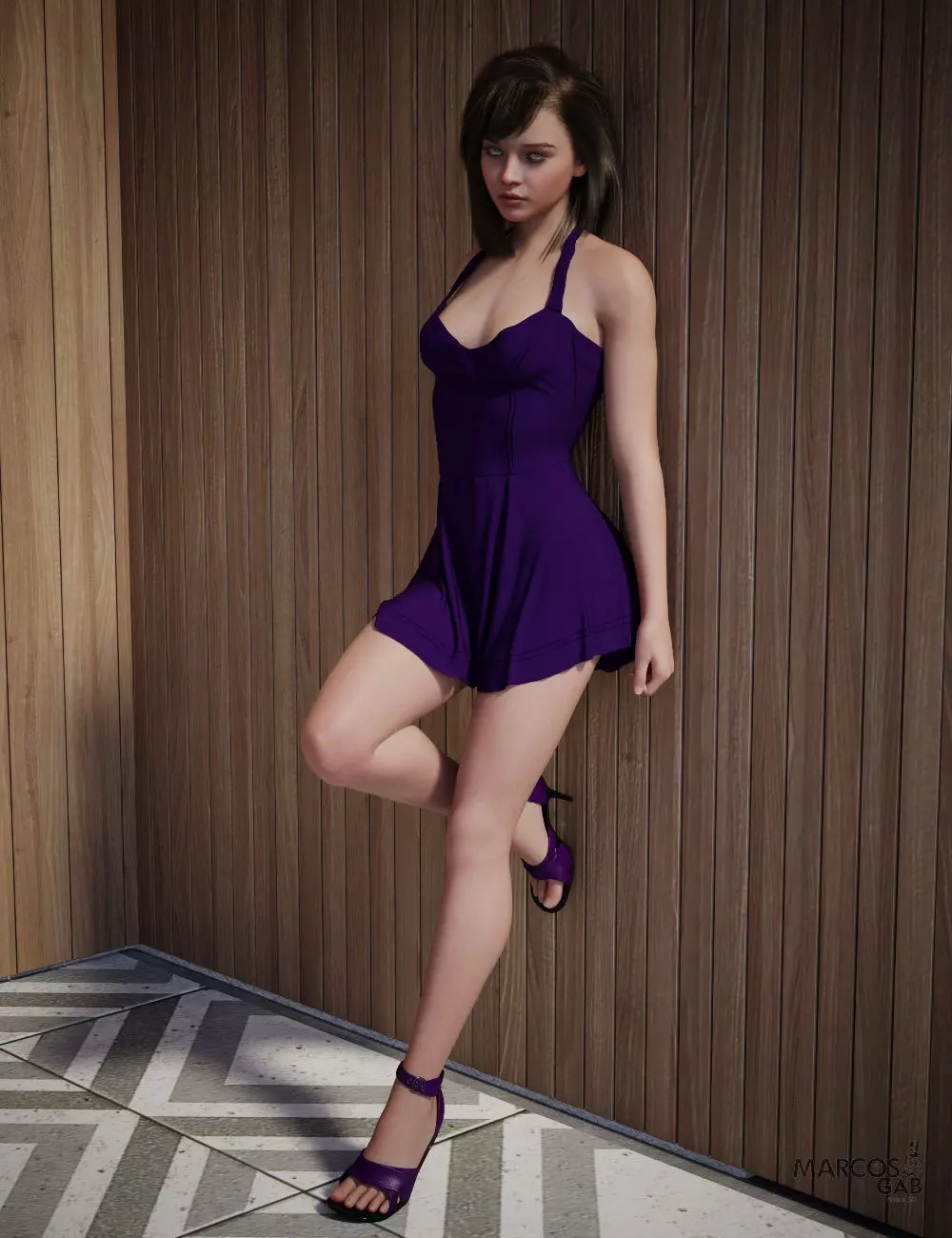 MGAB Liana for Genesis 8 Female 3D model_17