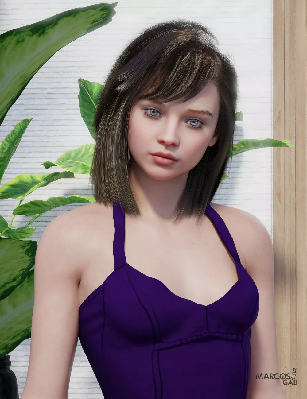 MGAB Liana for Genesis 8 Female 3D model_9