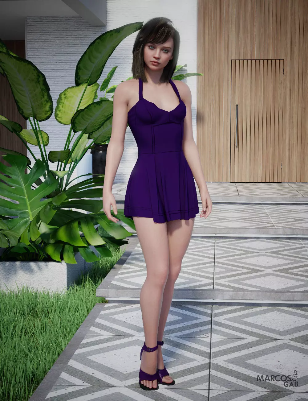 MGAB Liana for Genesis 8 Female 3D model_21