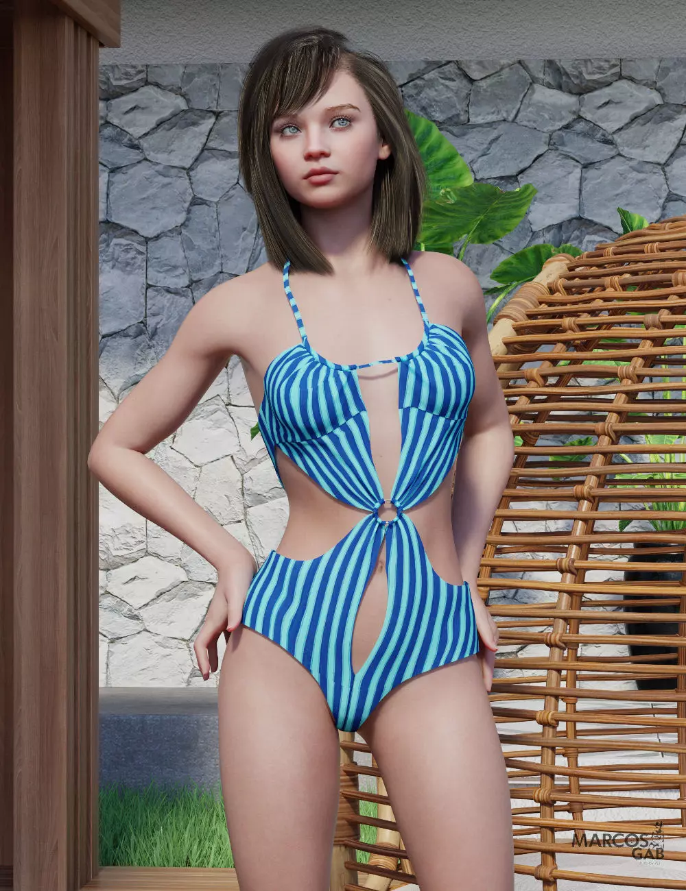 MGAB Liana for Genesis 8 Female 3D model_20