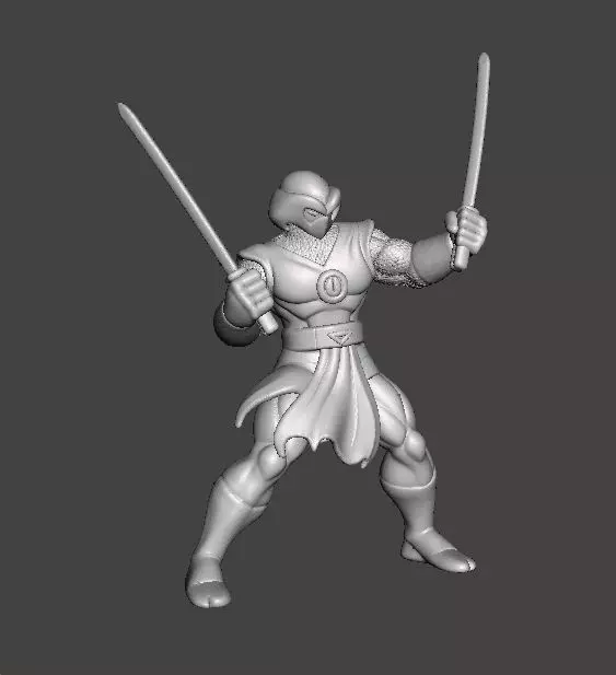 SHADOW DRAGON NINJA MINIATURE MODEL FANTASY GAMES RPG DND 3D print model_1