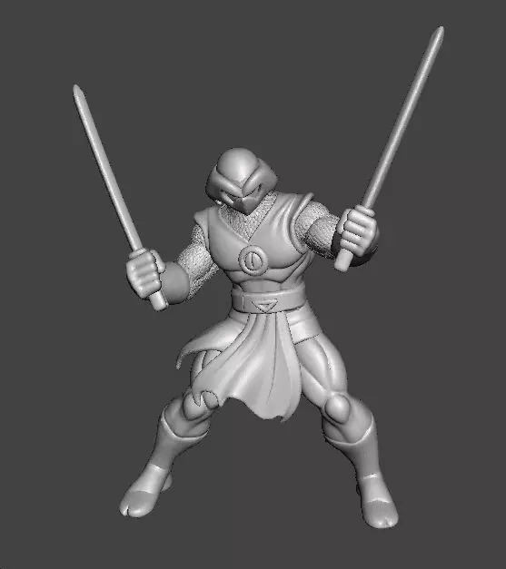 SHADOW DRAGON NINJA MINIATURE MODEL FANTASY GAMES RPG DND 3D print model_7