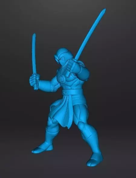SHADOW DRAGON NINJA MINIATURE MODEL FANTASY GAMES RPG DND 3D print model_11
