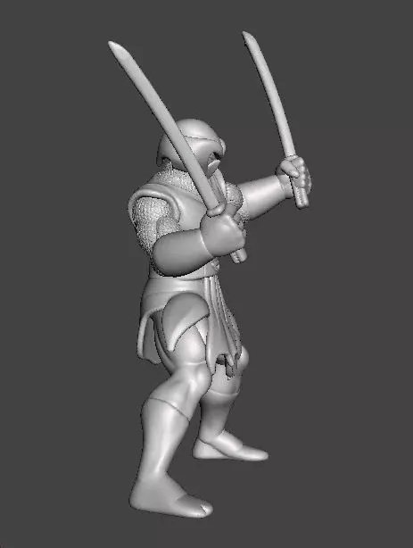 SHADOW DRAGON NINJA MINIATURE MODEL FANTASY GAMES RPG DND 3D print model_5