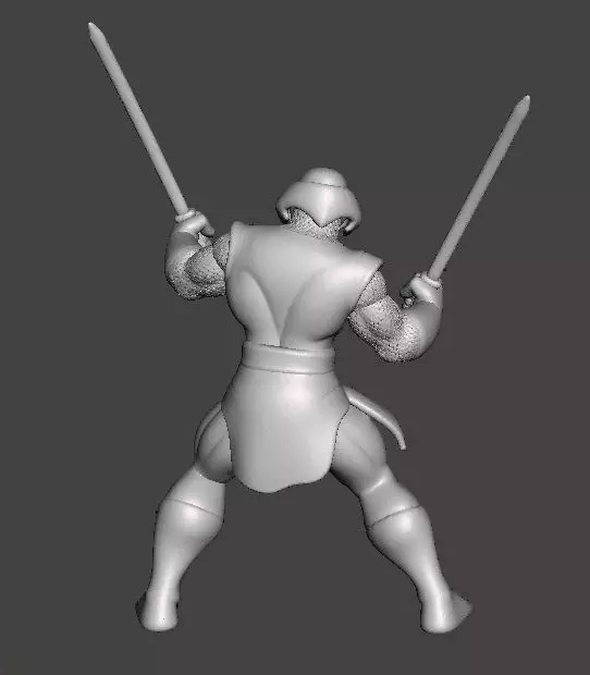 SHADOW DRAGON NINJA MINIATURE MODEL FANTASY GAMES RPG DND 3D print model_6