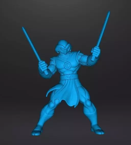SHADOW DRAGON NINJA MINIATURE MODEL FANTASY GAMES RPG DND 3D print model_9