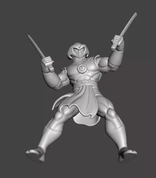 SHADOW DRAGON NINJA MINIATURE MODEL FANTASY GAMES RPG DND 3D print model_8