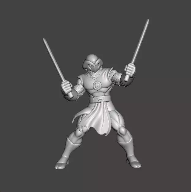 SHADOW DRAGON NINJA MINIATURE MODEL FANTASY GAMES RPG DND 3D print model_0