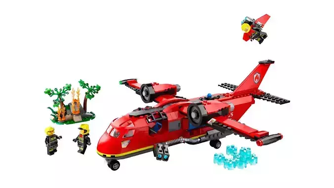 TwindBricks3D - 60413 Fire Rescue Plane