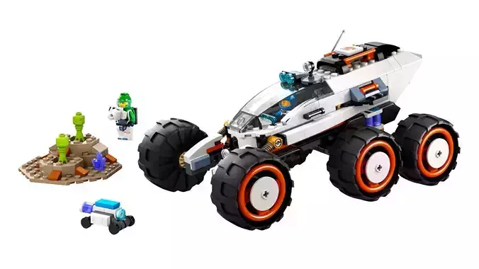 TwindBricks3D - 60431 Space Explorer Rover and Alien Life