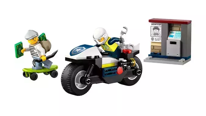 TwindBricks3D - 60455 Police Motorcycle Chase