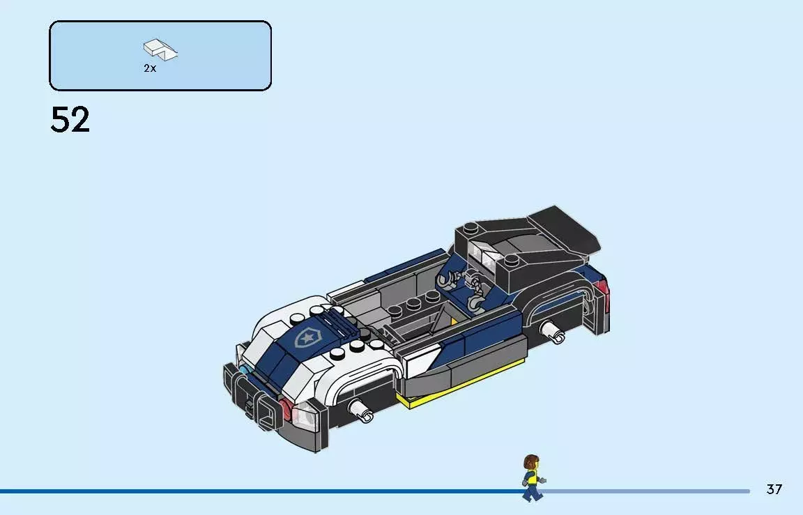 TwindBricks3D - 60457 Custom Police Car Garage 3D print model_42