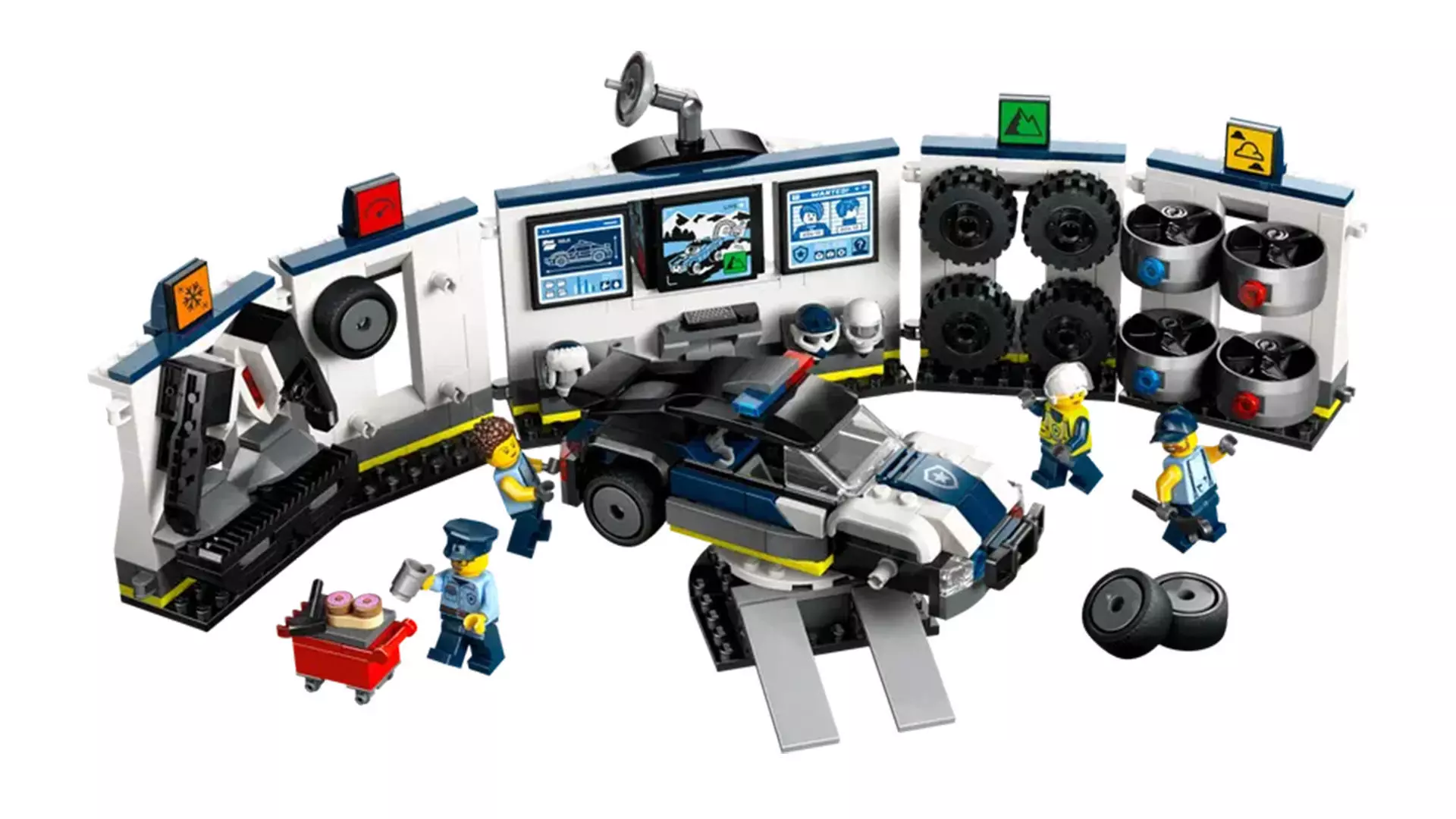 TwindBricks3D - 60457 Custom Police Car Garage 3D print model_0