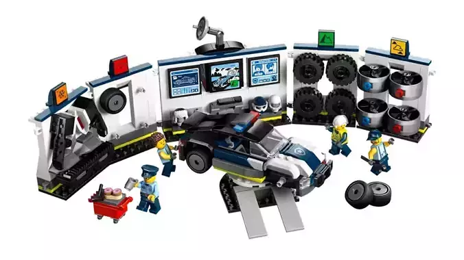 TwindBricks3D - 60457 Custom Police Car Garage