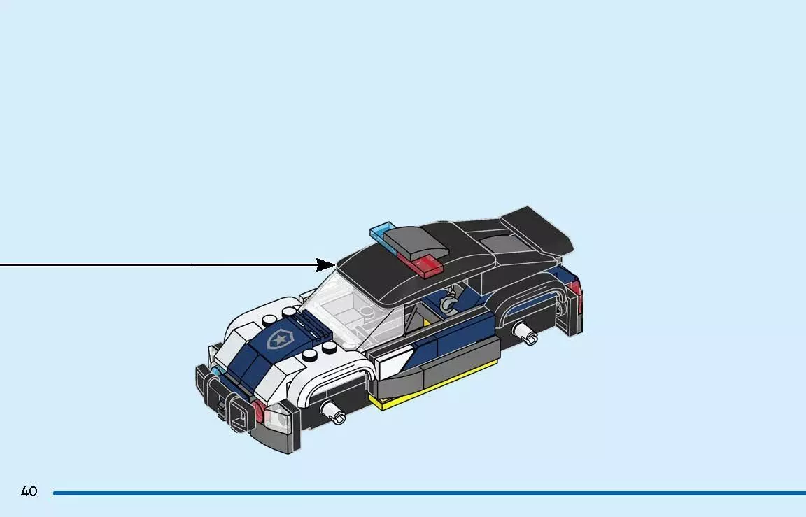 TwindBricks3D - 60457 Custom Police Car Garage 3D print model_45