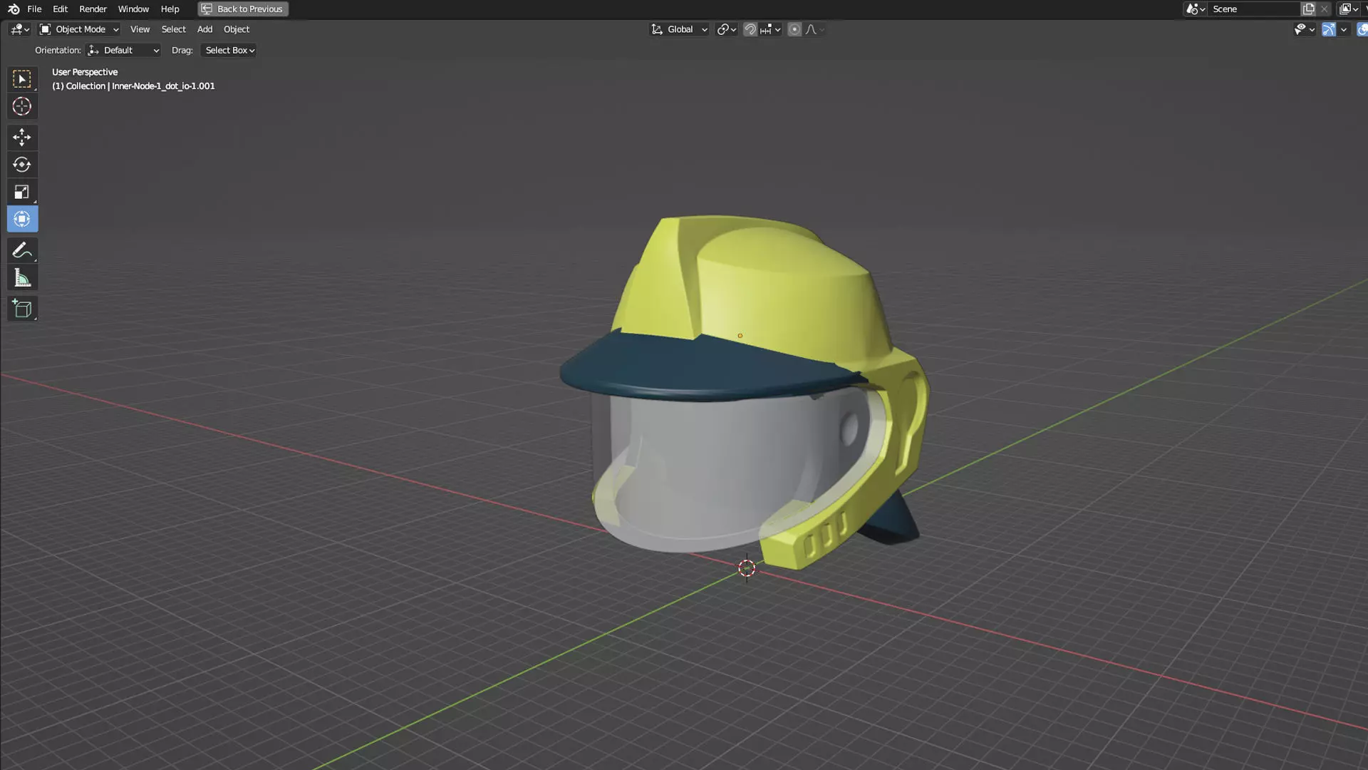 Custom3Dprint Minifigure Accessory - Fire-Helmet minifigure 3D print model_1