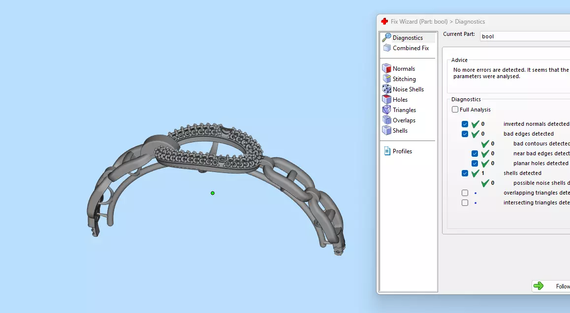 HERMES BRACELET WITH GEMS STONES READY TO CAST 3D print model_11