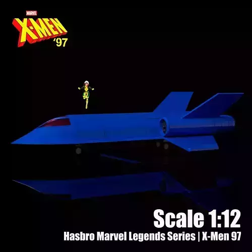 BLACKBIRD X-JET - X-MEN - MARVEL LEGENDS Size