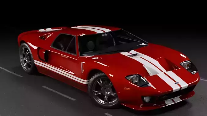 2005 Ford GT 40 Rigged