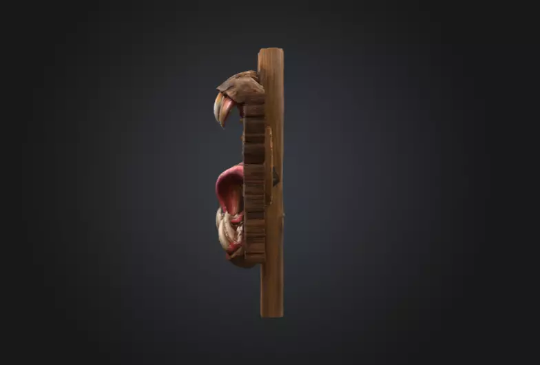 Spectral Screech Banshee Low-poly 3D model_6