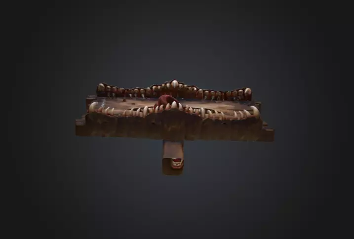 Spectral Screech Banshee Low-poly 3D model_11