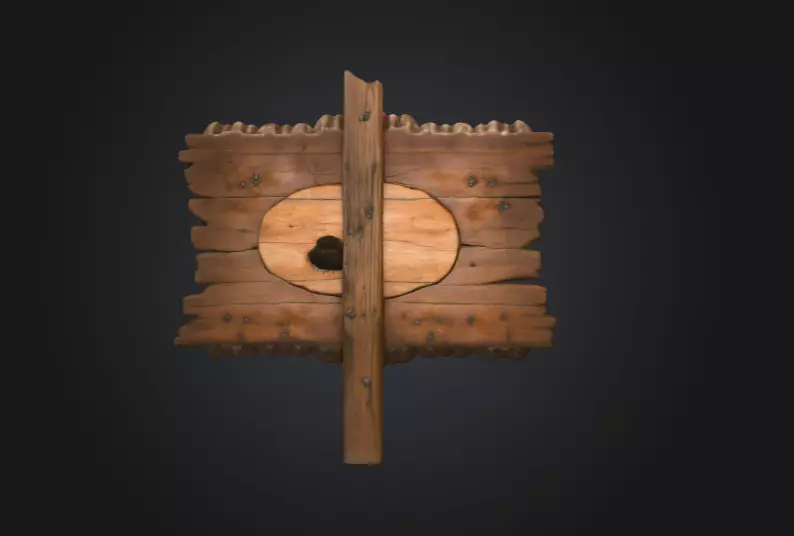 Spectral Screech Banshee Low-poly 3D model_4