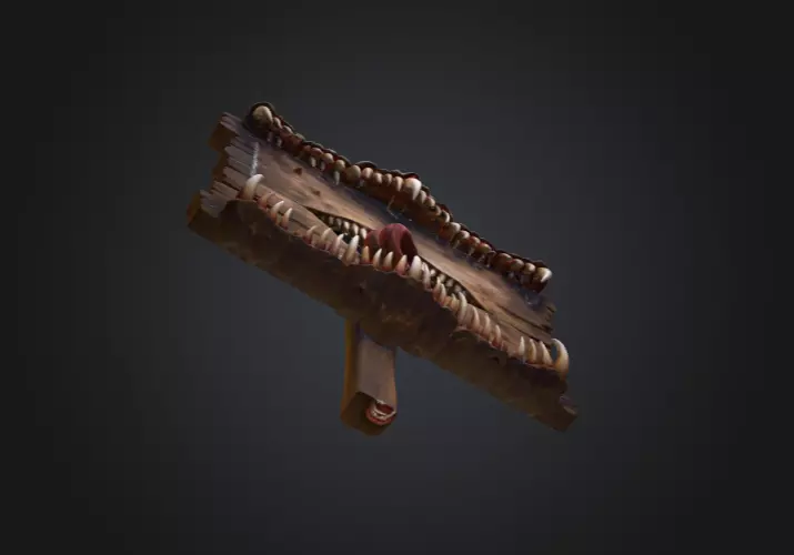 Spectral Screech Banshee Low-poly 3D model_12