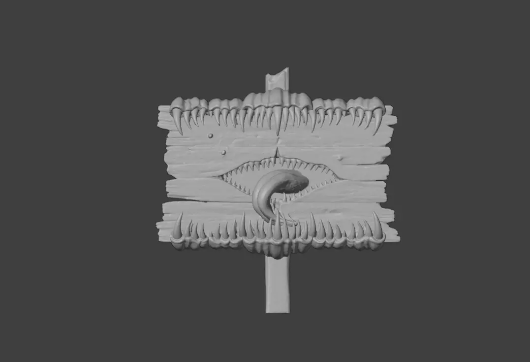 Spectral Screech Banshee Low-poly 3D model_16