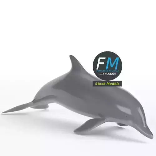Stylized dolphin