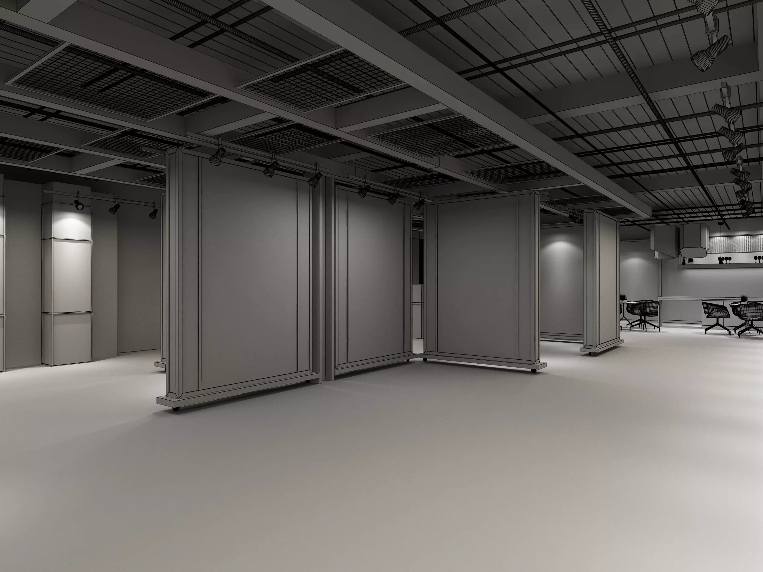 museum Low-poly 3D model_11