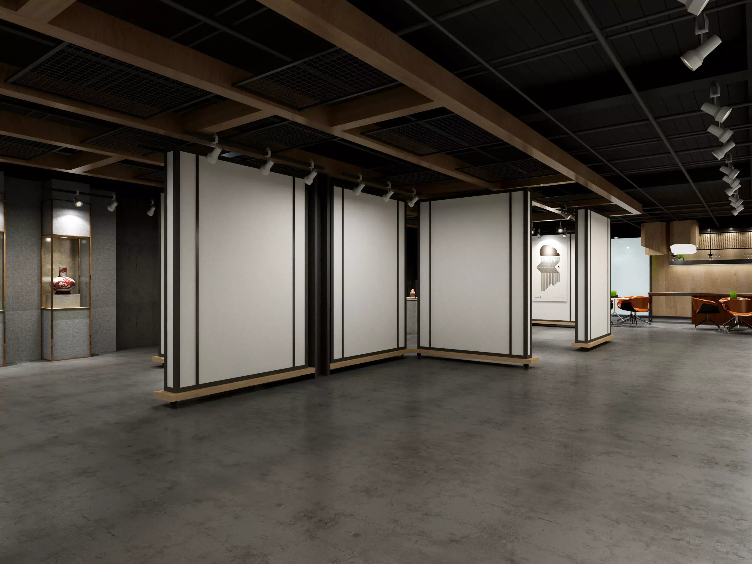 museum Low-poly 3D model_5