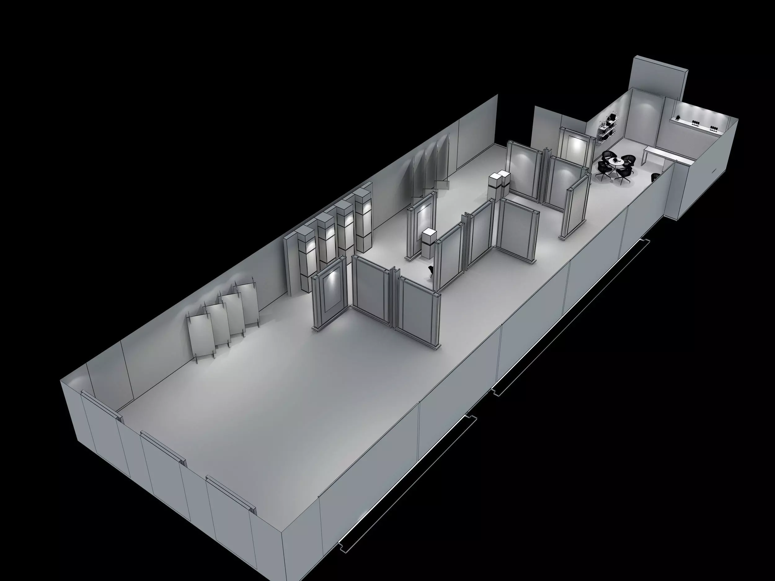 museum Low-poly 3D model_14