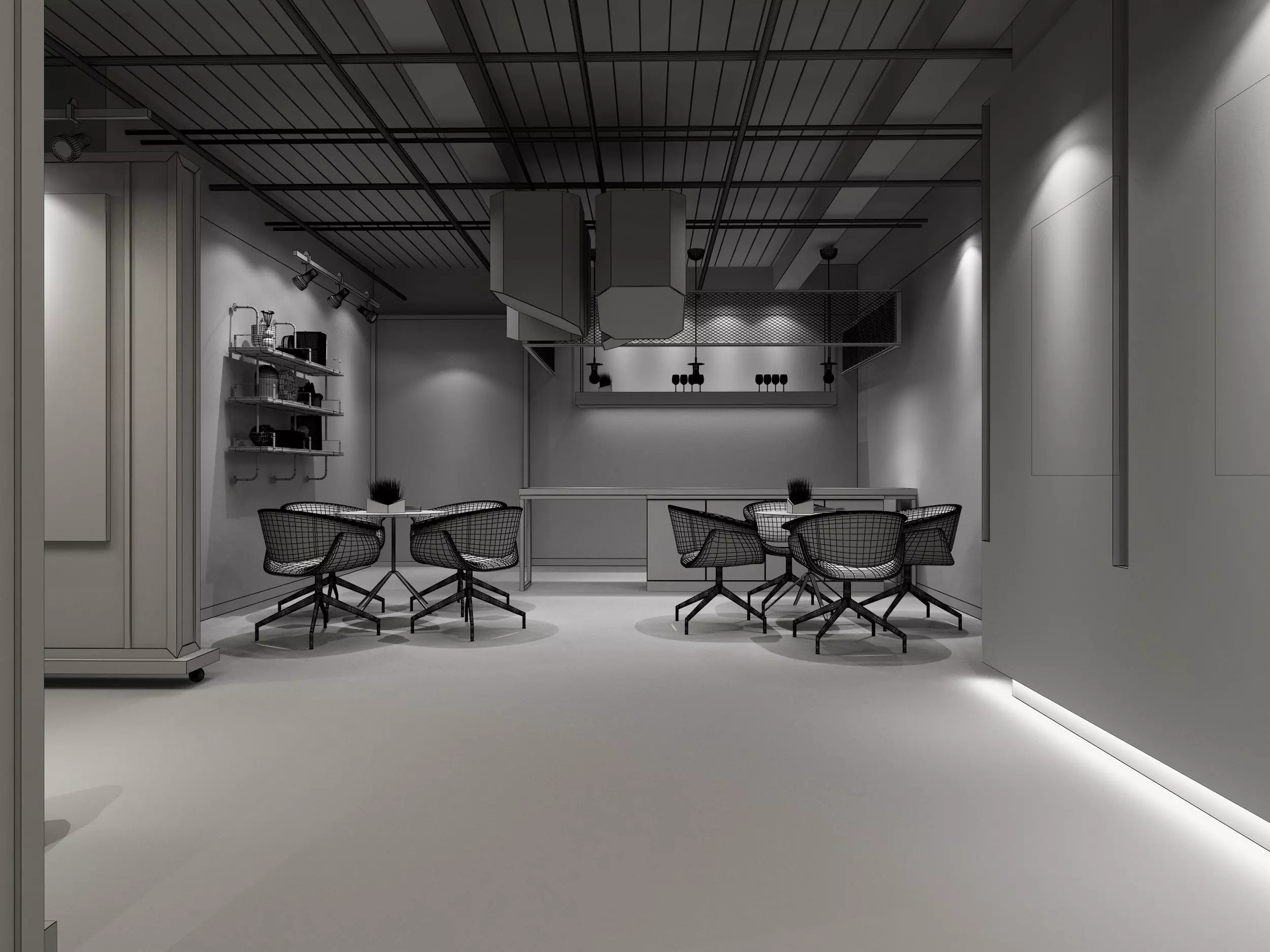 museum Low-poly 3D model_10