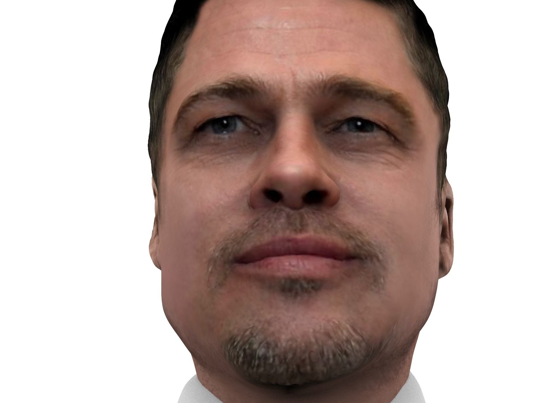 Brad Pitt full figurine textured 3D print model_5