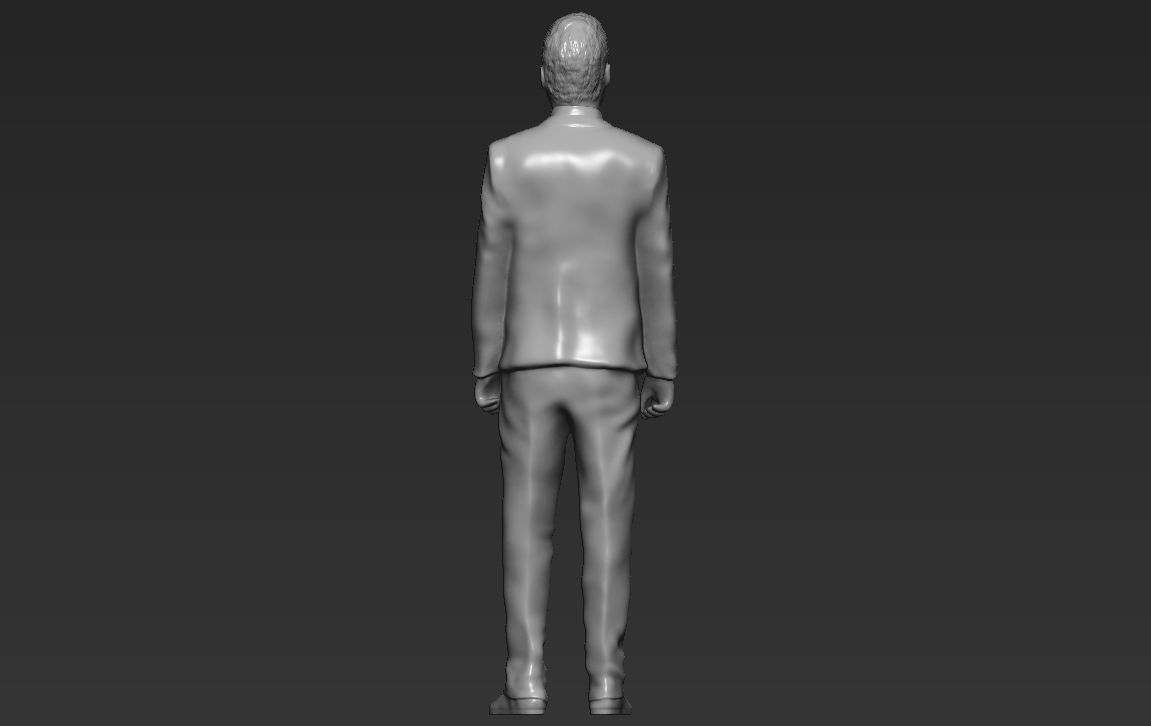 Brad Pitt full figurine textured 3D print model_28