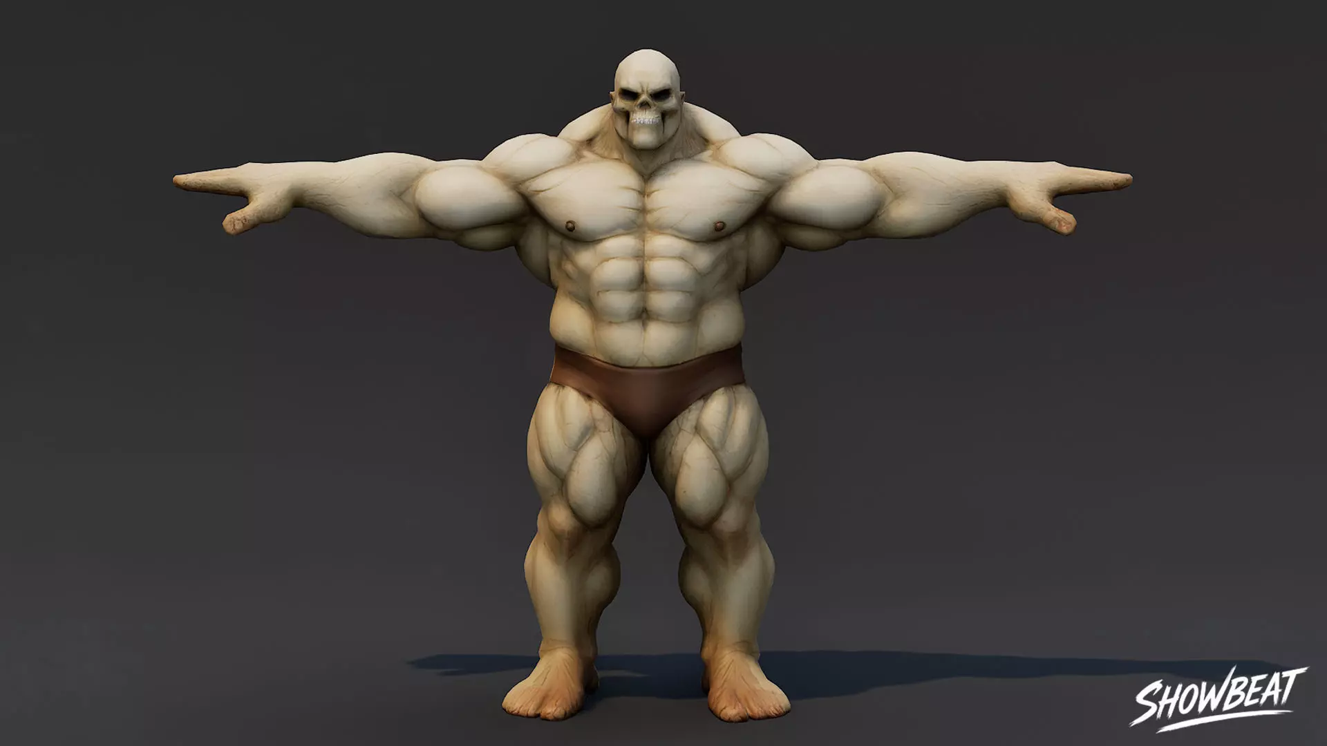 Complete Ghoul T-Pose Pack Low-poly 3D model_22