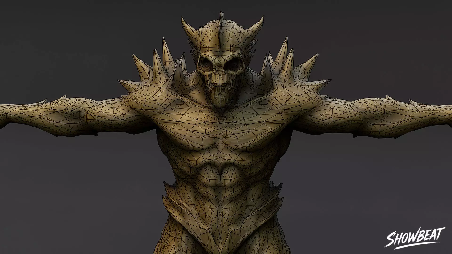 Complete Ghoul T-Pose Pack Low-poly 3D model_45